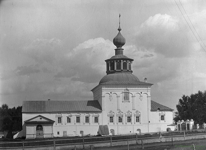Соликамск_102. Крестовоздвиженский собор (зимний), вид с юга. Начало ХХ века