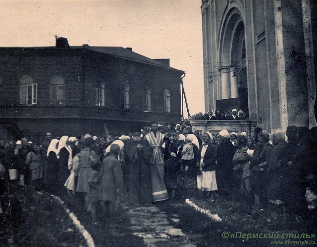 Свято-Троицкий собор_071. День Ангела Архиепископа Иоанна (Лавриненко). 7 августа 1948 года