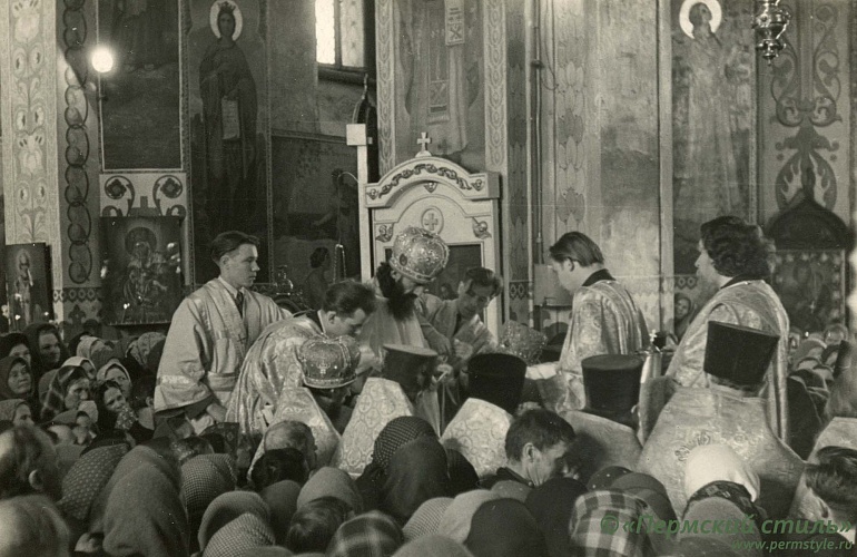 Павел (Голышев)_033. Архиерейская служба в Кафедральном соборе