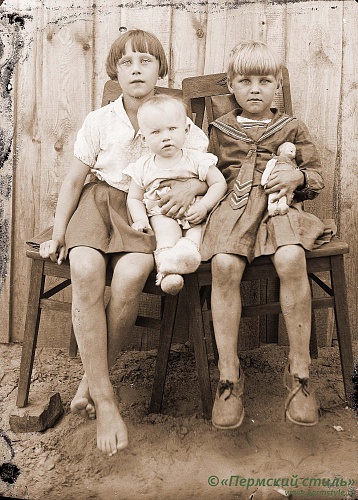 Жители Краснокамского р-на, 1930-е годы, фот.Георгий Зеленин