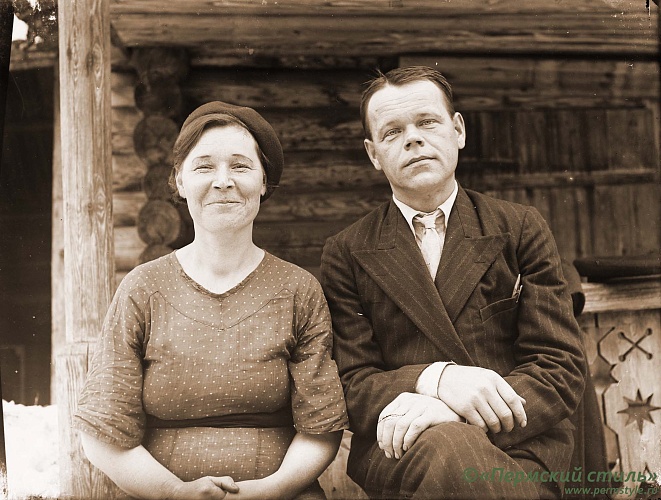 Жители Краснокамского р-на, 1930-е годы, фот.Георгий Зеленин
