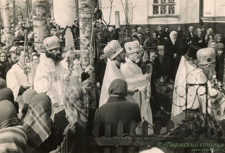 Павел (Голышев)_024. Крестный ход в Светлую седмицу, 1959 год